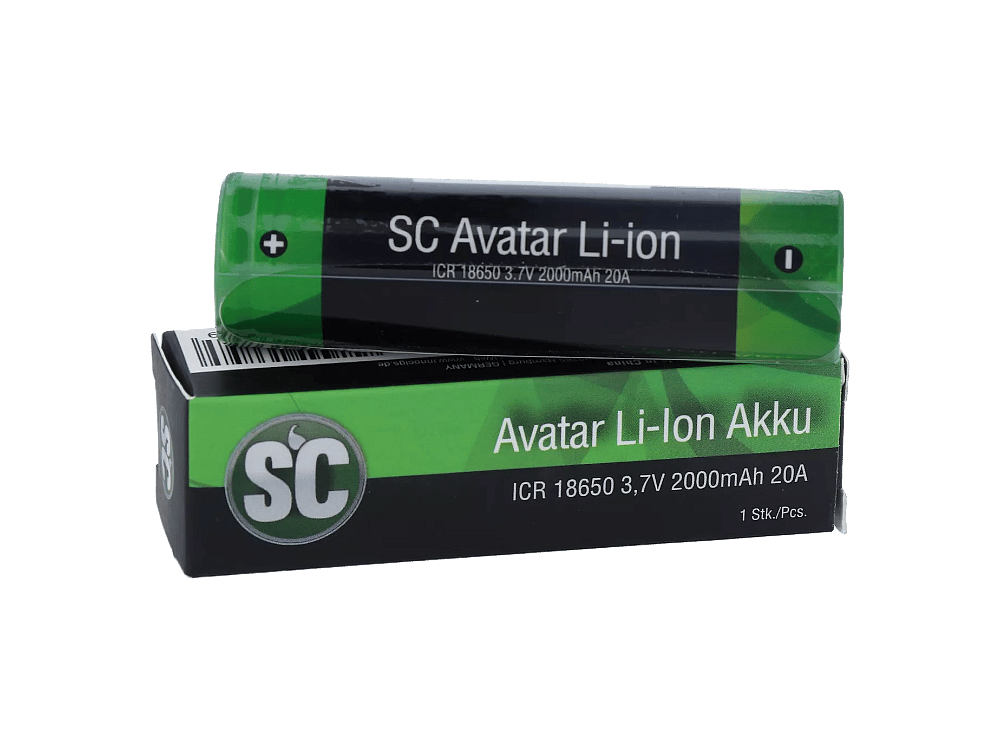 SC 18650er Akku 2000 mAh - 3,7 V