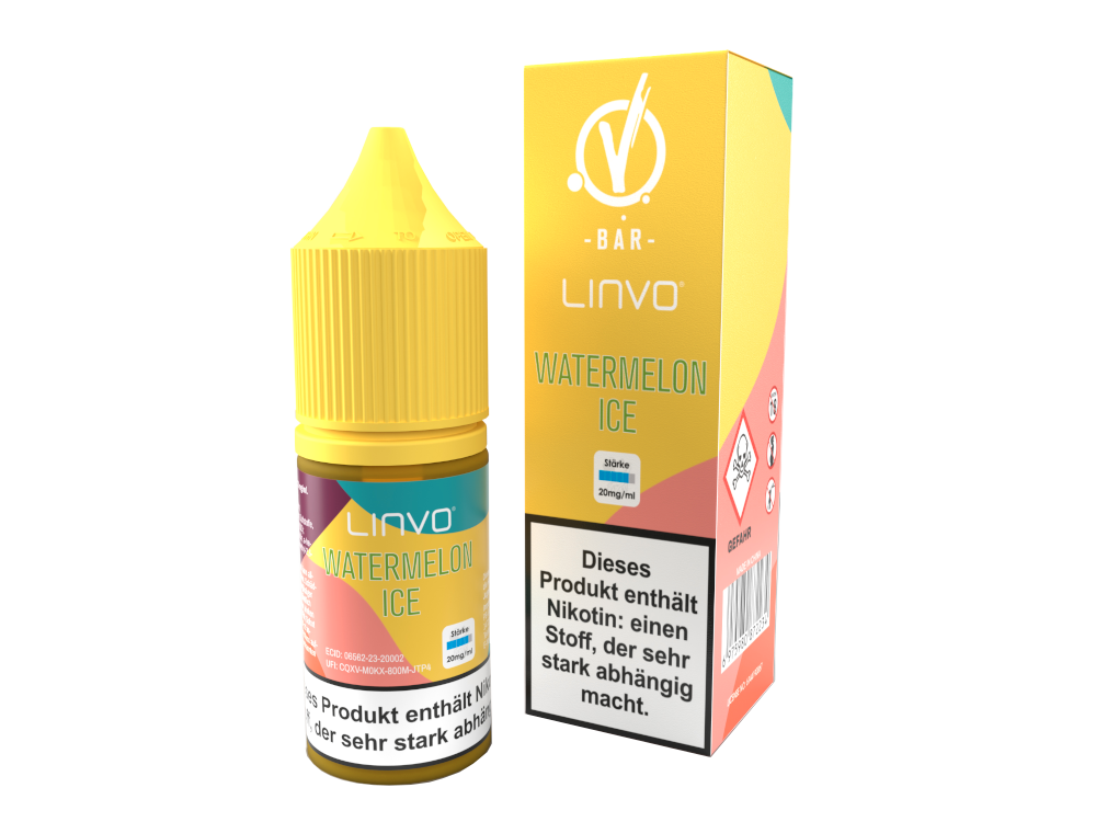 Linvo - Watermelon Ice - Nikotinsalz Liquid