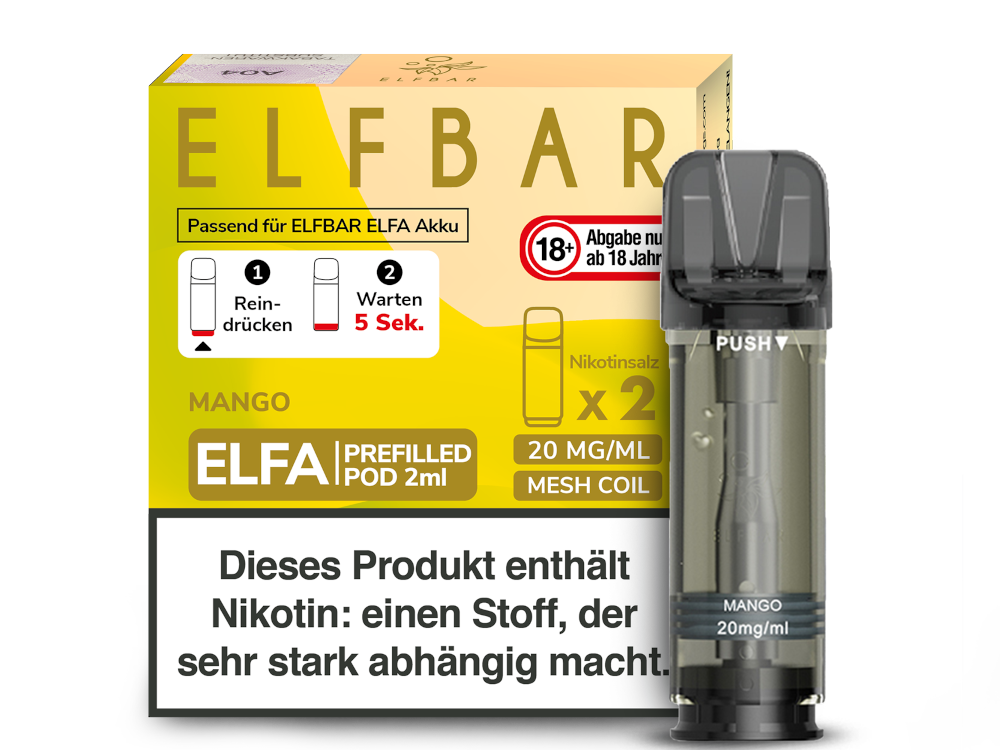 Elfbar Elfa Pod (2 Stück pro Packung)