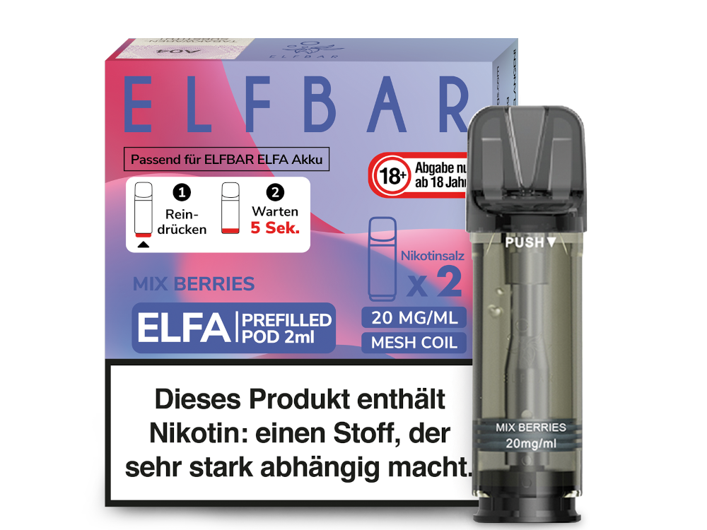 Elfbar Elfa Pod (2 Stück pro Packung)