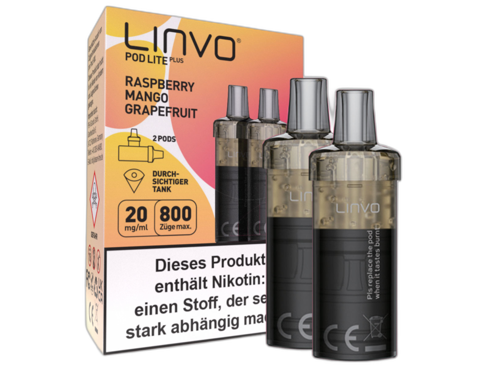 Linvo Pod Lite Plus Cartridge (2 Stück pro Packung)