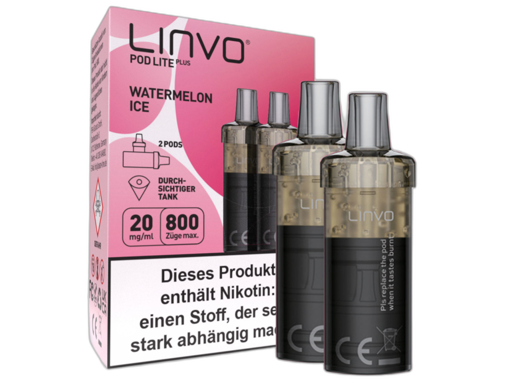 Linvo Pod Lite Plus Cartridge (2 Stück pro Packung)