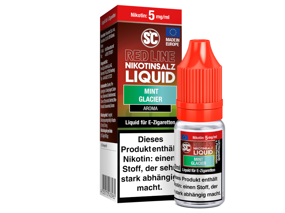 SC - Red Line - Mint Glacier - Nikotinsalz Liquid