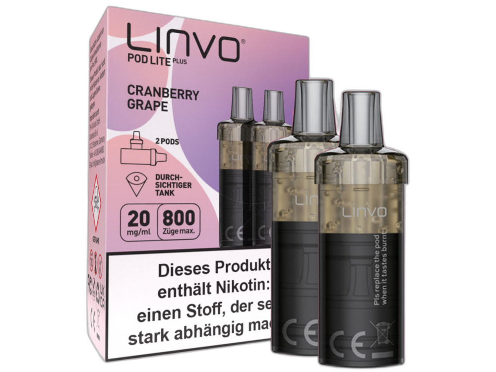 Linvo Pod Lite Plus Cartridge (2 Stück pro Packung)