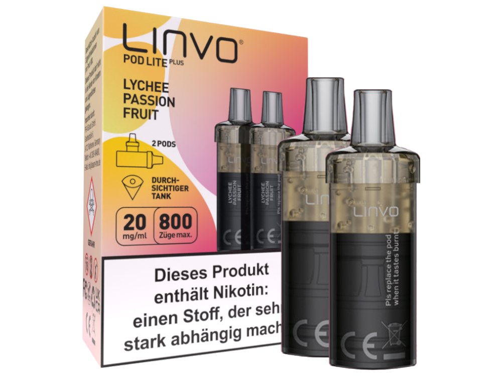 Linvo Pod Lite Plus Cartridge (2 Stück pro Packung)