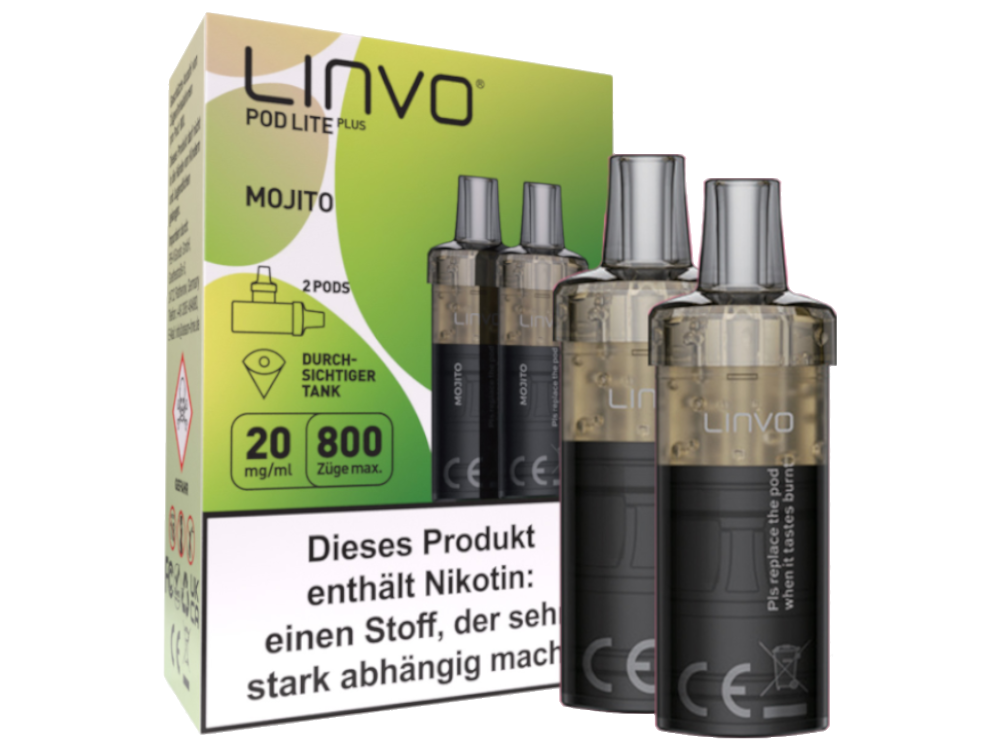Linvo Pod Lite Plus Cartridge (2 Stück pro Packung)