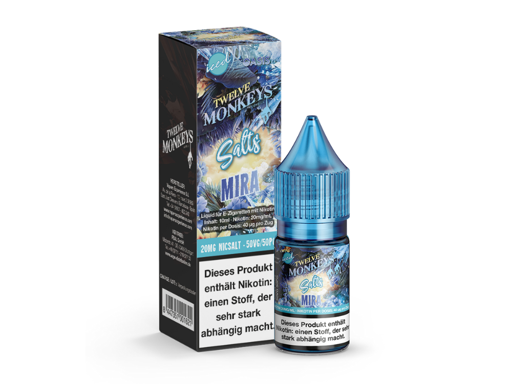 Twelve Monkeys - Iced - Nikotinsalz Liquid