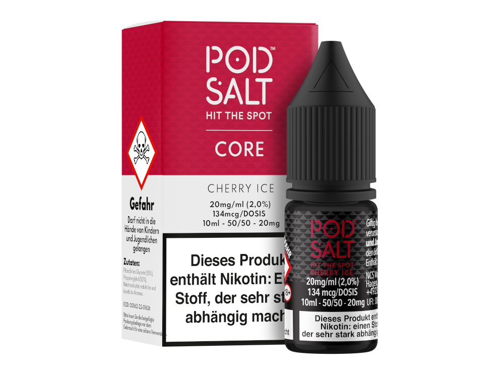 Pod Salt Core - Cherry Ice - Nikotinsalz Liquid