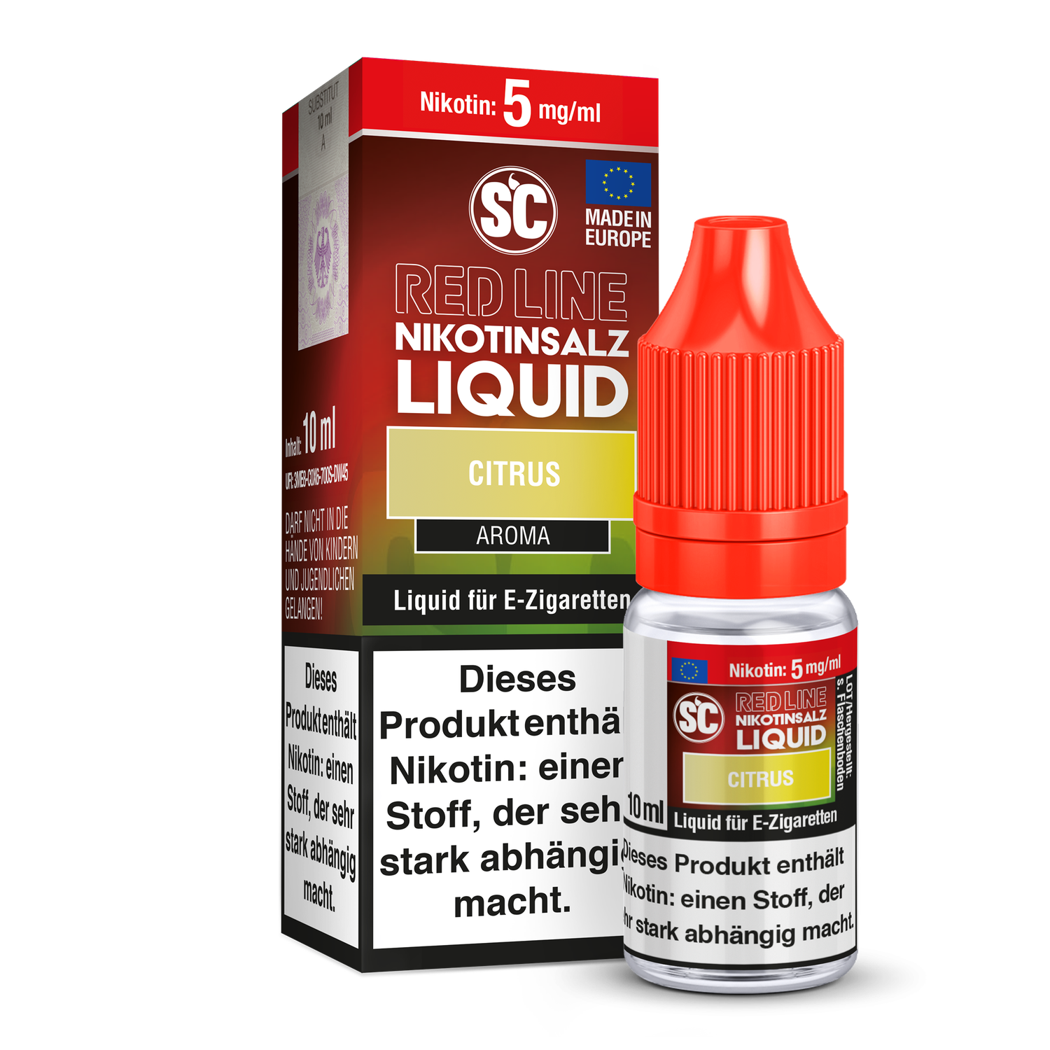 SC - Red Line - Citrus - Nikotinsalz Liquid