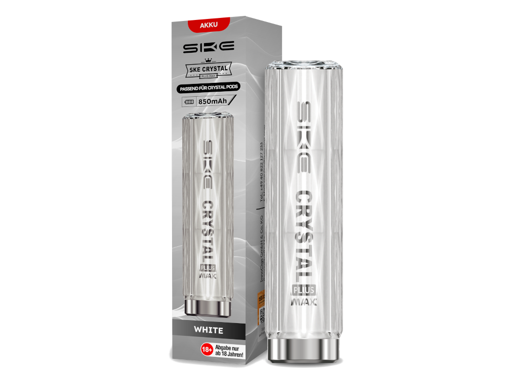 SKE Crystal Plus MAX Akku 850 mAh