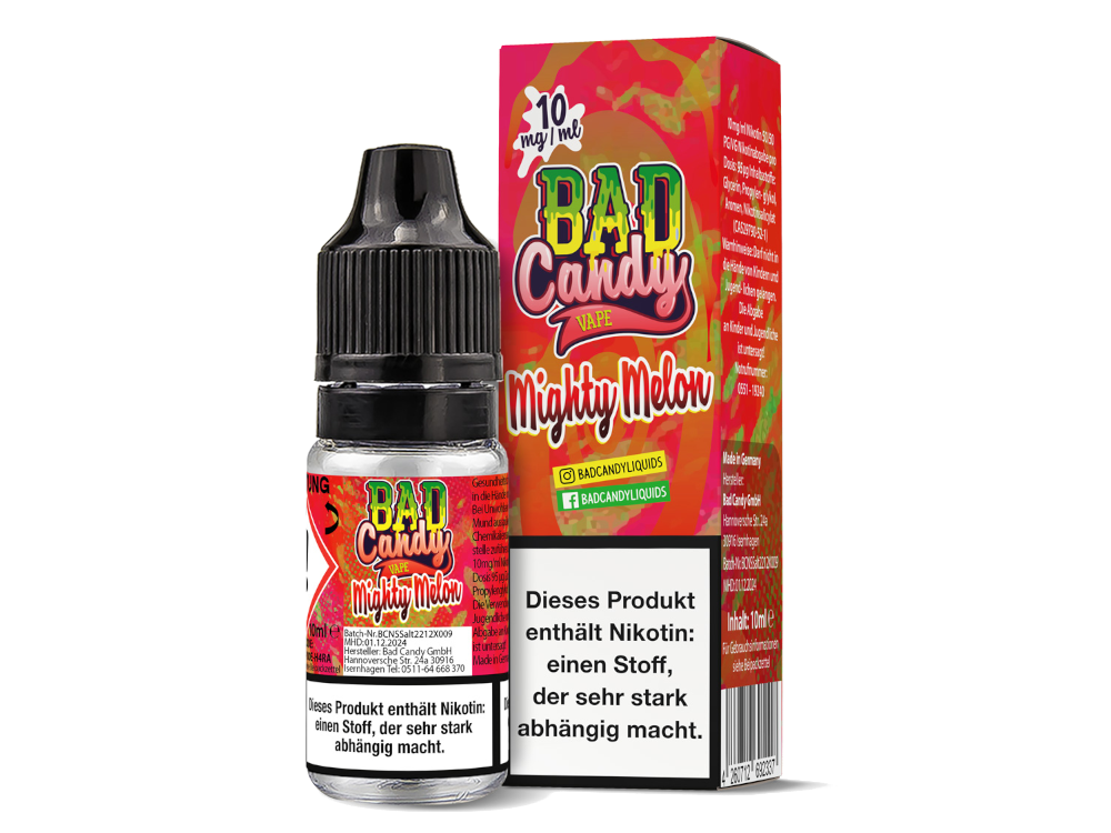 Bad Candy Liquids - Mighty Melon - Nikotinsalz Liquid