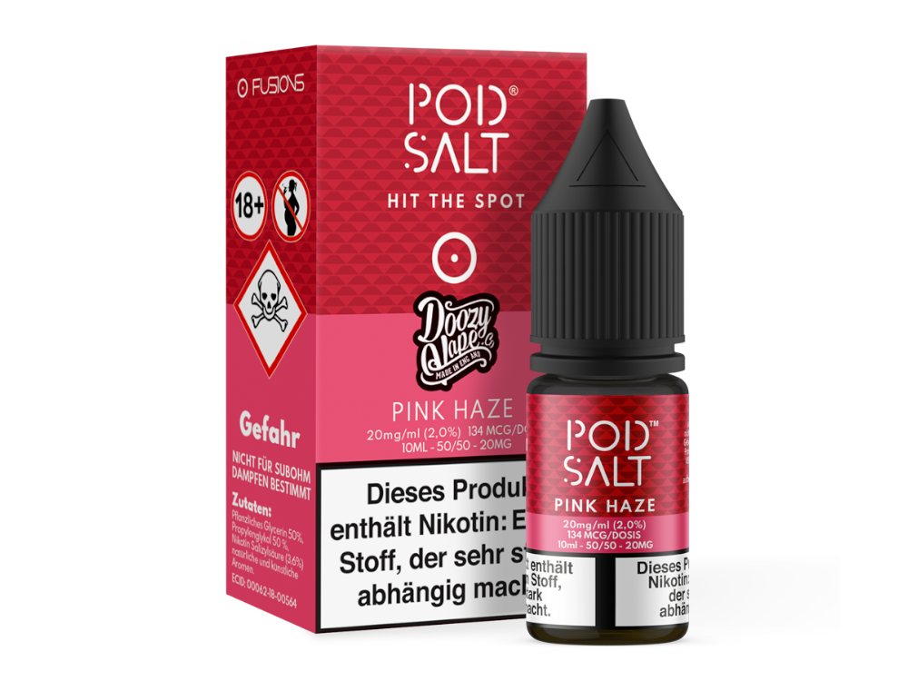 Pod Salt Fusion - Pink Haze - Nikotinsalz Liquid 