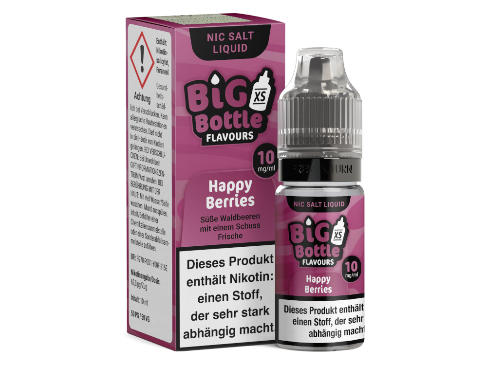 Big Bottle - Happy Berries - Nikotinsalz Liquid