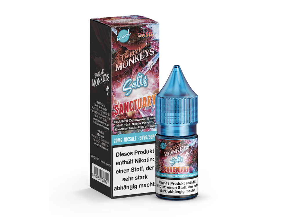 Twelve Monkeys - Iced - Nikotinsalz Liquid
