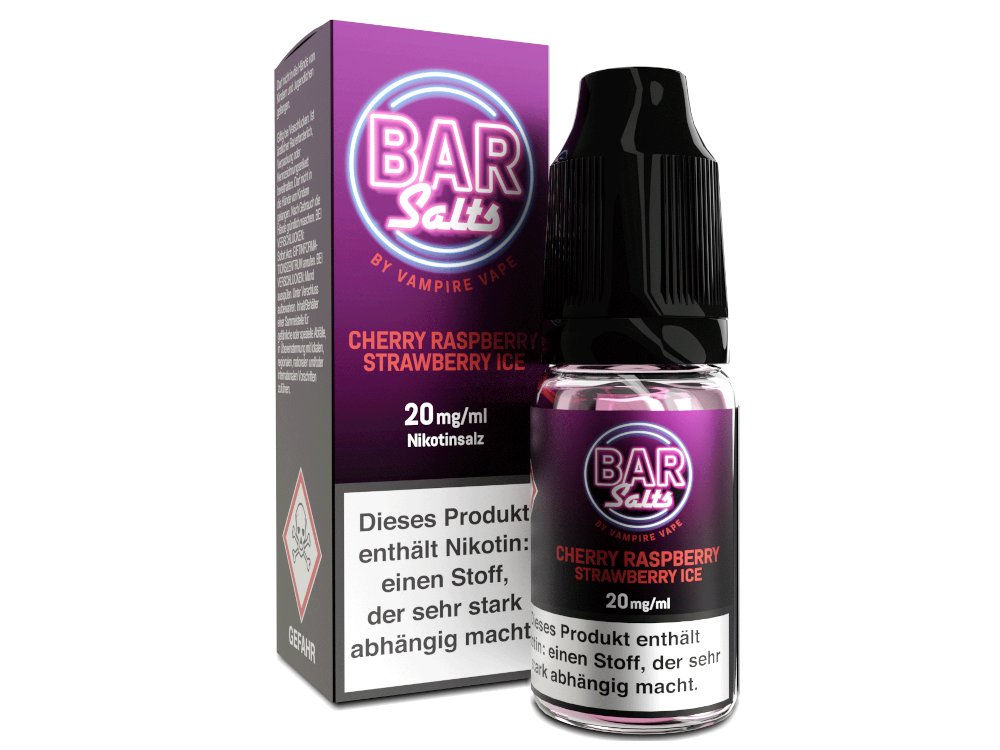 Vampire Vape - Bar Salts - Cherry Raspberry Strawberry Ice - Nikotinsalz Liquid