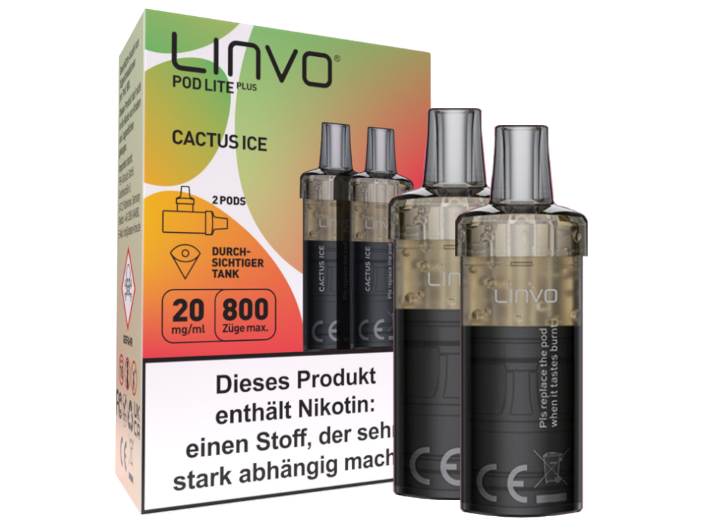 Linvo Pod Lite Plus Cartridge (2 Stück pro Packung)