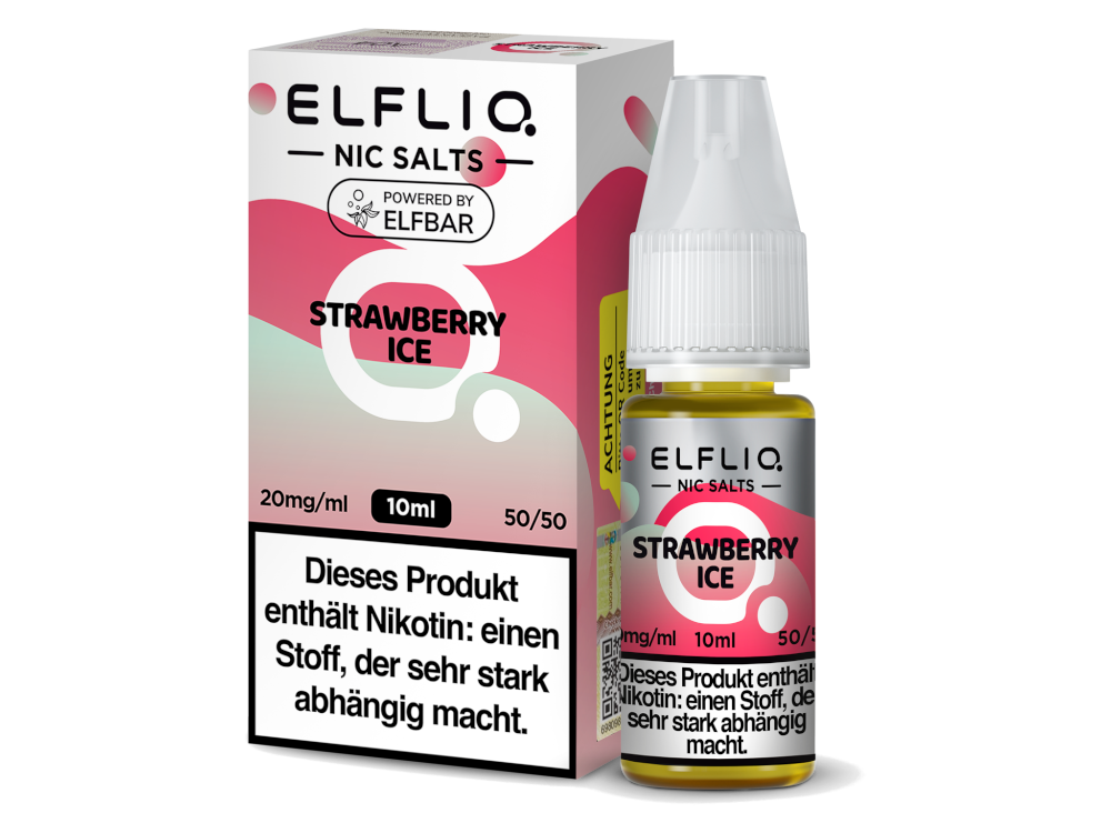 ELFLIQ - Strawberry Ice - Nikotinsalz Liquid