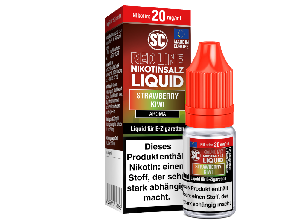 SC - Red Line - Strawberry Kiwi - Nikotinsalz Liquid