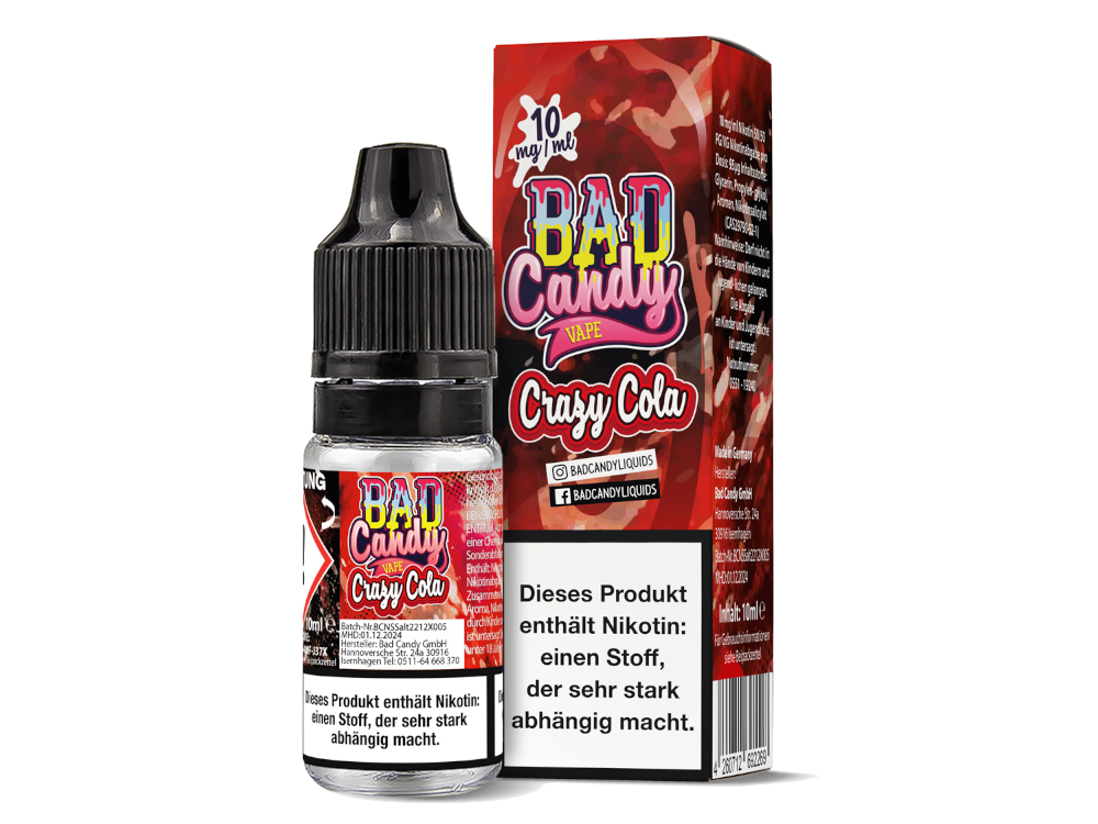 Bad Candy Liquids - Crazy Cola - Nikotinsalz Liquid