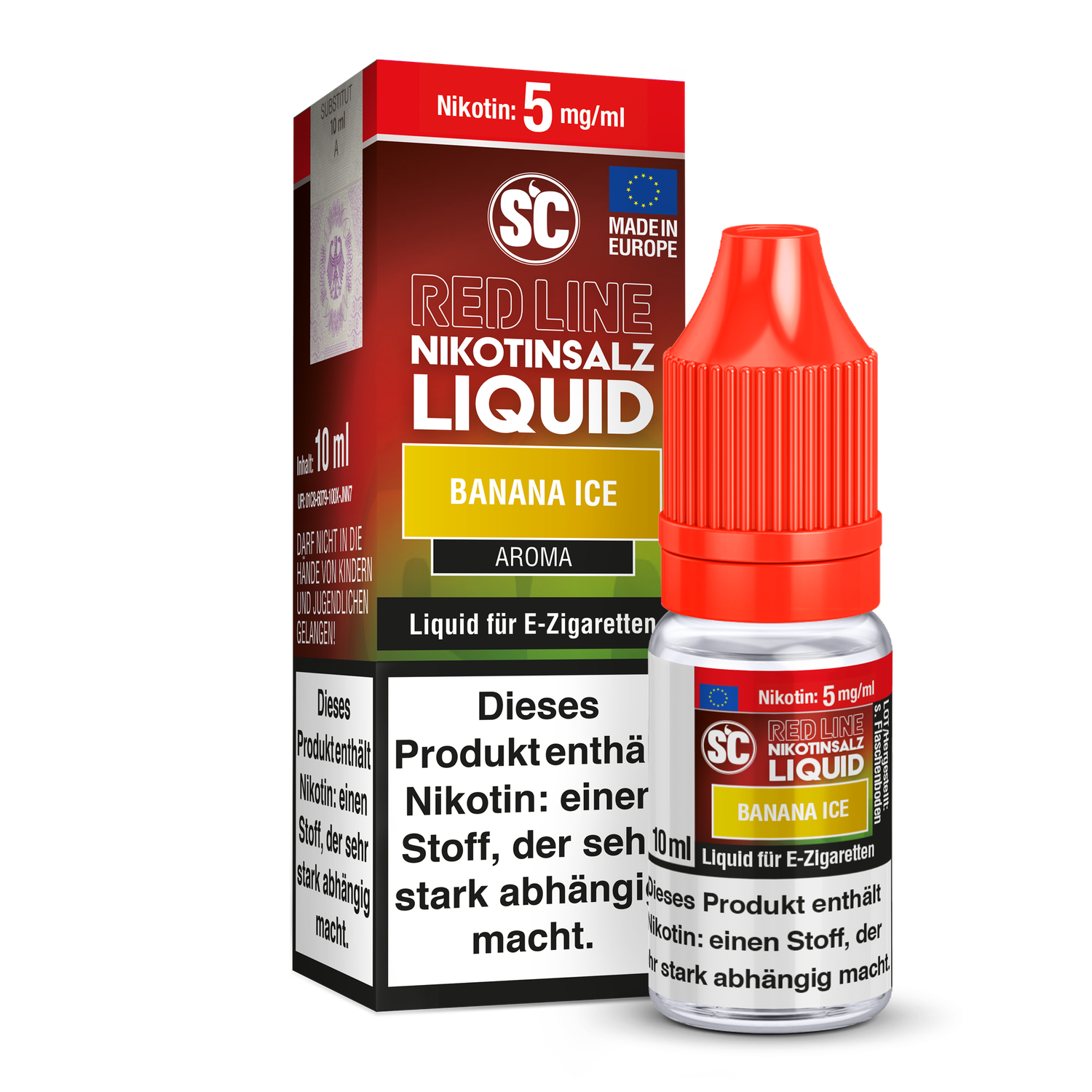 SC - Red Line - Banana Ice - Nikotinsalz Liquid