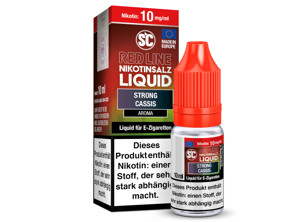 SC - Red Line - Strong Cassis - Nikotinsalz Liquid