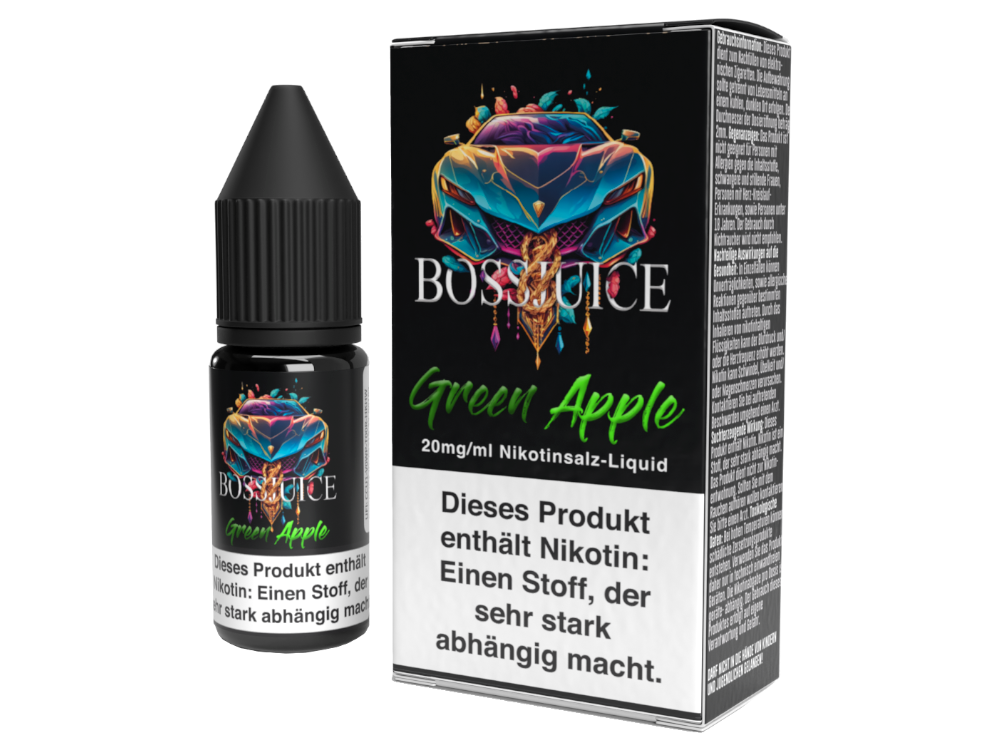 Boss Juice - Green Apple - Nikotinsalz Liquid