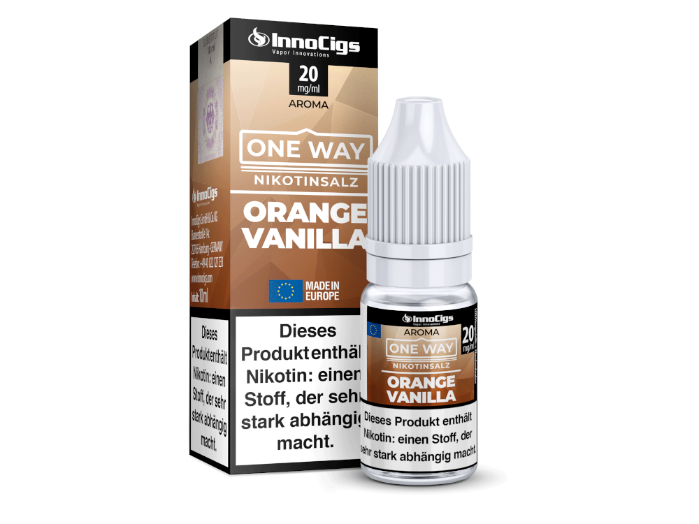 InnoCigs - One Way - Orange Vanilla - Nikotinsalz Liquid