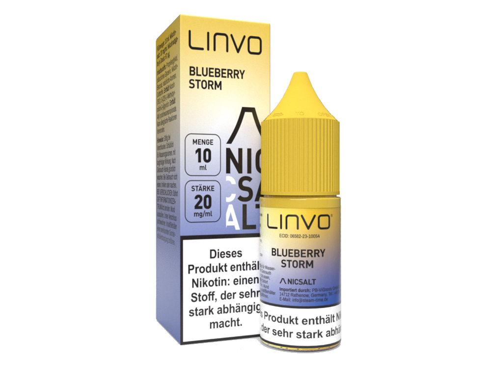 Linvo - Blueberry Storm - Nikotinsalz Liquid