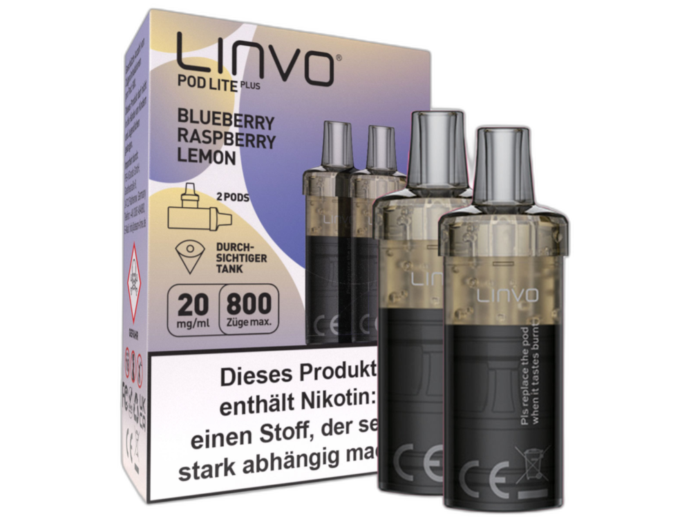 Linvo Pod Lite Plus Cartridge (2 Stück pro Packung)