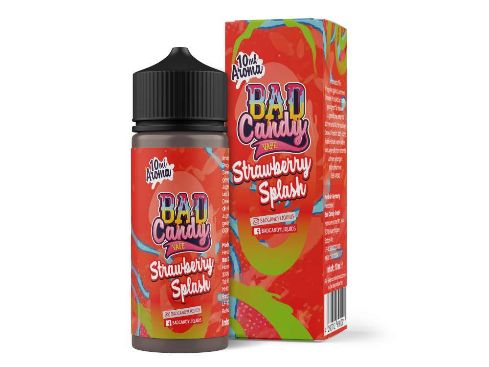 Bad Candy Liquids - Aroma Strawberry Splash 10 ml Bad Candy Liquids - Aroma Strawberry Splash 10 ml