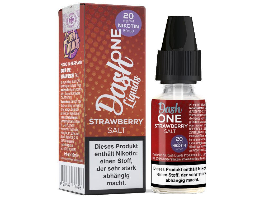 Dash Liquids - One - Strawberry - Nikotinsalz Liquid