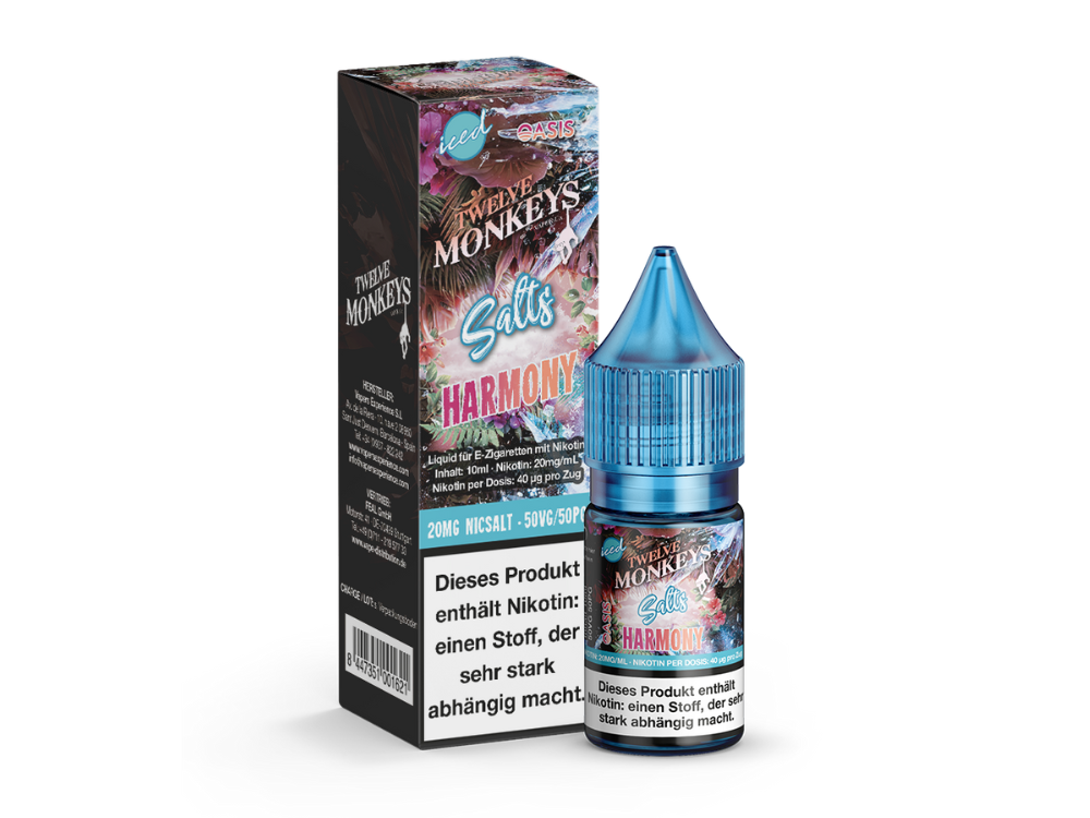 Twelve Monkeys - Iced - Nikotinsalz Liquid
