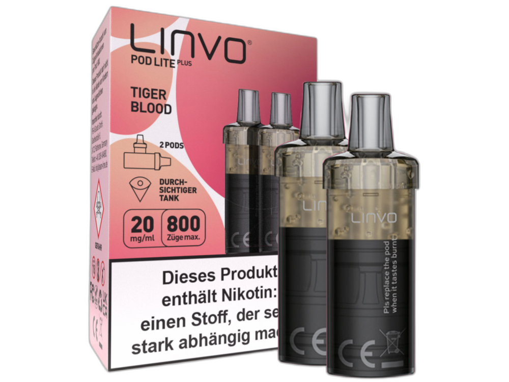 Linvo Pod Lite Plus Cartridge (2 Stück pro Packung)