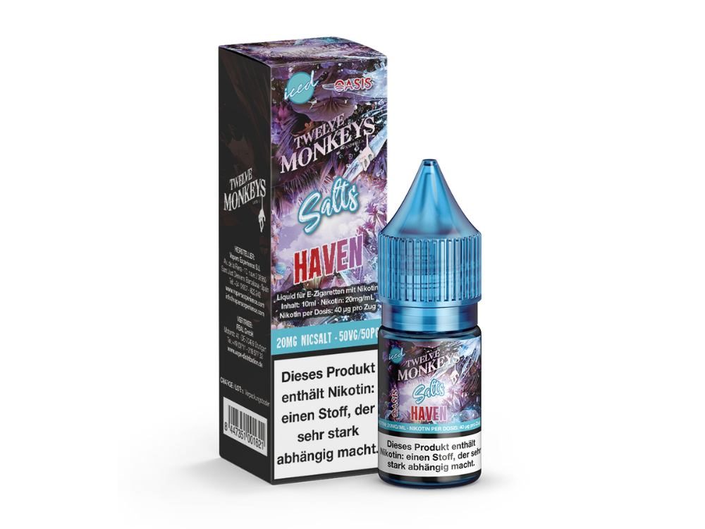 Twelve Monkeys - Iced - Nikotinsalz Liquid