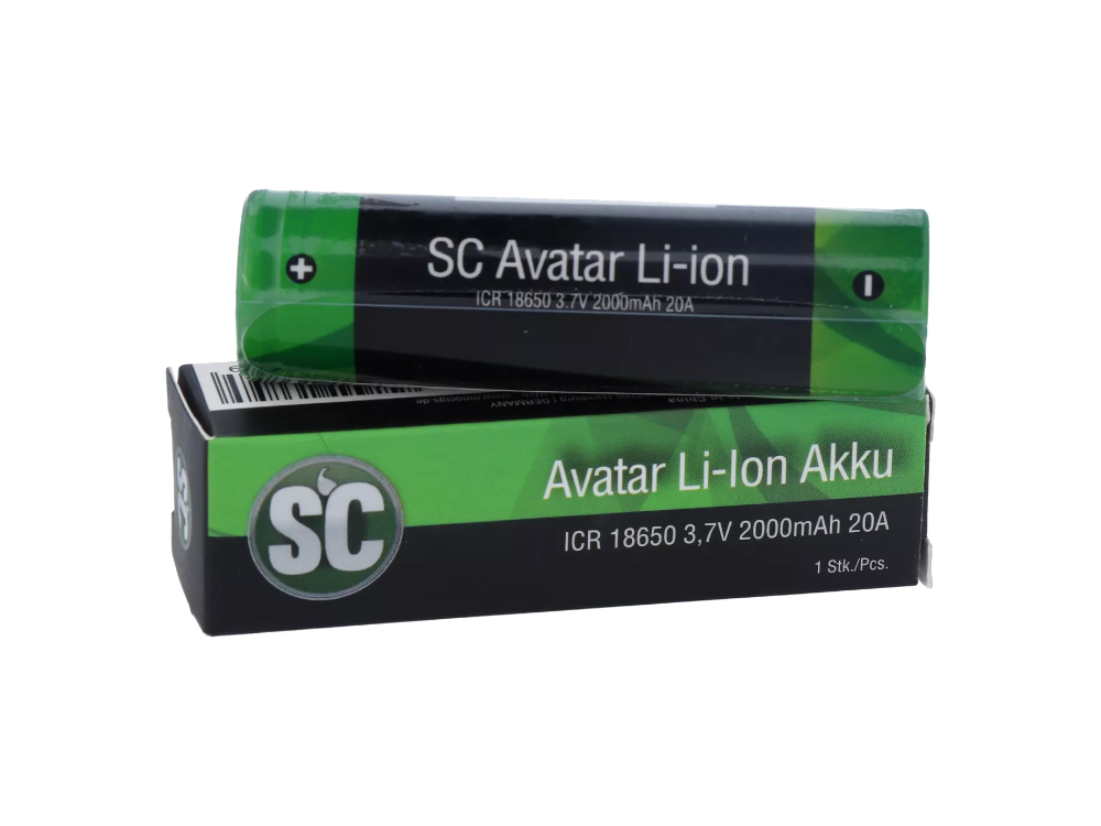 SC 18650er Akku 2000 mAh - 3,7 V