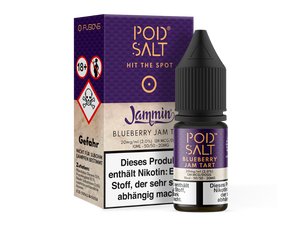 Pod Salt Fusion - Blueberry Jam Tart - Nikotinsalz Liquid 