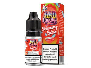 Bad Candy Liquids - Strawberry Splash - Nikotinsalz Liquid