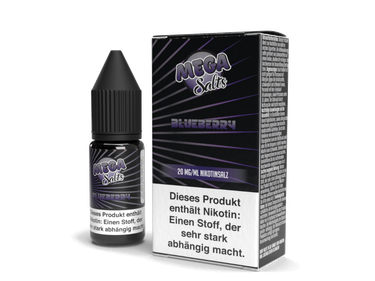 Mega Salts - Blueberry - Nikotinsalz Liquid 