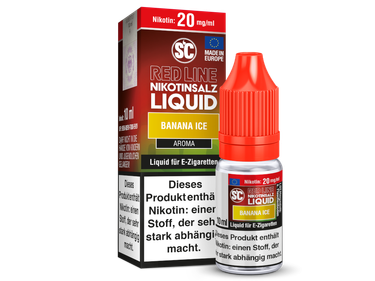 SC - Red Line - Banana Ice - Nikotinsalz Liquid