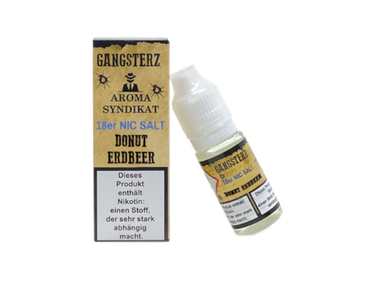 Gangsterz - Donut Erdbeer - Nikotinsalz Liquid