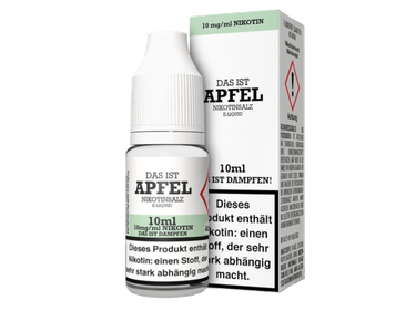 Das ist Dampfen - Apfel - Nikotinsalz Liquid