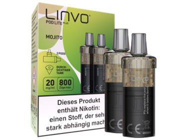 Linvo Pod Lite Plus Cartridge (2 Stück pro Packung)
