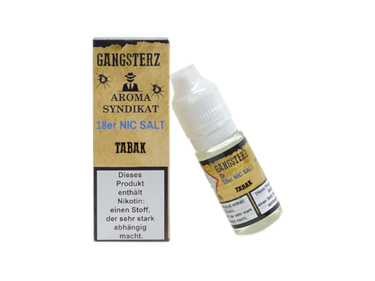 Gangsterz - Tabak - Nikotinsalz Liquid