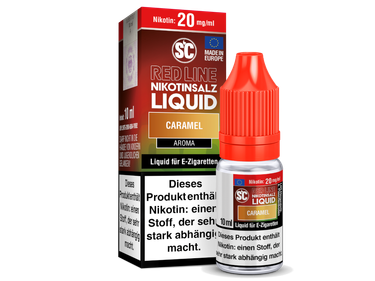 SC - Red Line - Caramel - Nikotinsalz Liquid