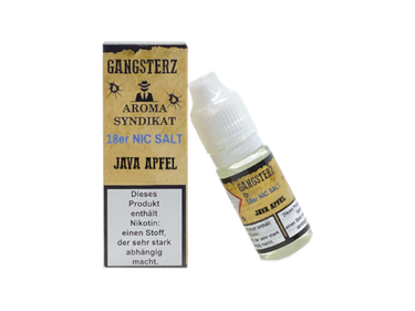 Gangsterz - Java Apfel - Nikotinsalz Liquid