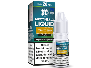 SC - Tobacco Gold - Nikotinsalz Liquid