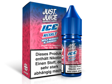 Just Juice - Wild Berries & Aniseed Ice - Nikotinsalz Liquid