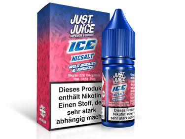 Just Juice - Wild Berries & Aniseed Ice - Nikotinsalz Liquid