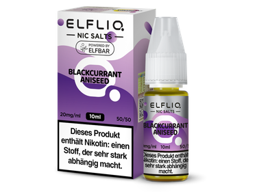 ELFLIQ - Blackcurrant Aniseed - Nikotinsalz Liquid
