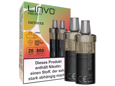Linvo Pod Lite Plus Cartridge (2 Stück pro Packung)